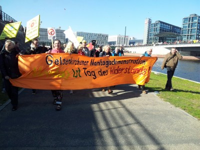 Gelsenkirchener Montagsdemo gegen TTIP in Berlin